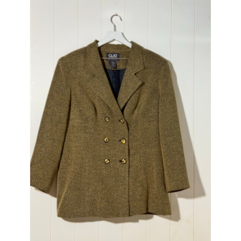 CLIO 2 Suit Woman Brown/Black Women's Jacket Size 16W
